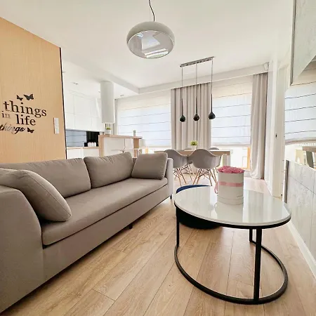 شقة Nadmorski Luksusowy Apartament Premium Mila Baltica Blisko Plazy I Molo Brzezno غدانسك