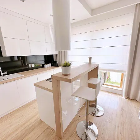 شقة Nadmorski Luksusowy Apartament Premium Mila Baltica Blisko Plazy I Molo Brzezno غدانسك